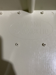 Hộp Nhựa Vy Anh 320x240x110mm Màu Trắng Nắp Trong
