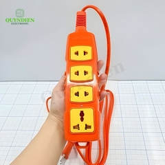 Ổ Cắm Siêu Tải 4 Lỗ Thẳng 3000W (Dây Dài 10 Mét)