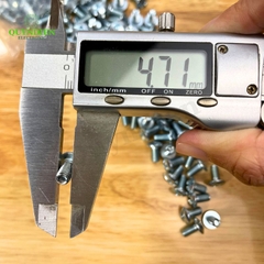 Ốc Vít Đầu Dù Ren Mịn M5=5x10mm Màu Trắng