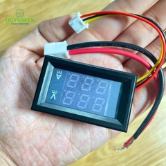 Đồng Hồ Đo Điện Áp Và Dòng Điện DC Hiển Thị Kép 0-100V 10A