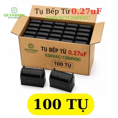 Tụ Bếp Từ 274 - 0.27uF 630VAC/1200VDC Màu Đen Đứng