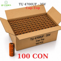 Tụ Lọc Nguồn 4700uf 35V DC tụ hóa Cap-Top mới