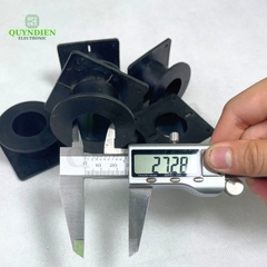 Lõi Nhựa Vuông Tròn 55 Quấn Cuộn Cảm Phân Tần Loa - Màu Đen