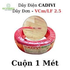 Dây điện đơn mềm Cadivi VCm-2.5 450/750V Truyền Tải Điện Ổn Định