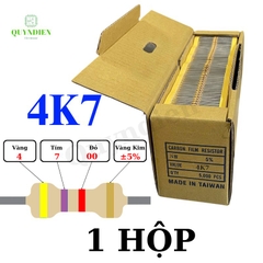Điện trở Đài Loan 1/4W - 4K7