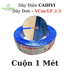 Dây điện đơn mềm Cadivi VCm-2.5 450/750V Truyền Tải Điện Ổn Định