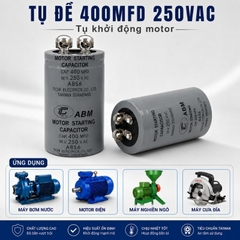 Tụ Đề Khởi Động Tinh Chi 400uF 250VAC