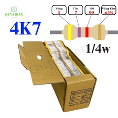 Điện trở Đài Loan 1/4W - 4K7