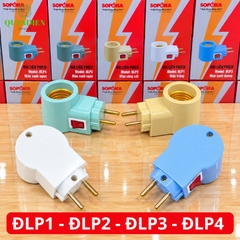 Đuôi Liền Phích Cắm Có Công Tắc E27 SOPOKA