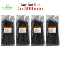 Dây Rút Nhựa Nhiều Kích Cỡ Màu Trắng Đen - Giá Bán 1Kg