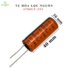Tụ Hóa Lọc Nguồn 4700uF/35V Màu CAM
