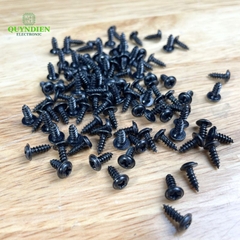 Ốc Vít Nhọn M3x8mm Đầu Long Đền Đen