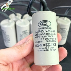 Tụ Đề Máy Bơm Nước 15uF 450V Tụ Kapa Tinh Chi