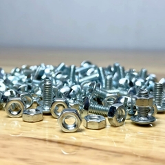Ốc Vít M4x10mm Ren Mịn Đầu Dù Kèm Tán