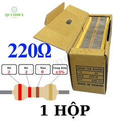 Điện trở Đài Loan 1/4W - 220R