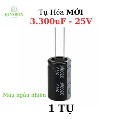Tụ Hóa 3300uf/25v Màu ngẫu nhiên