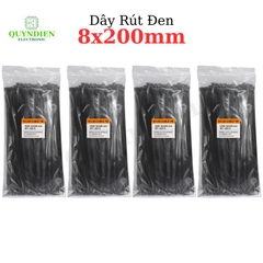 Dây Rút Nhựa Nhiều Kích Cỡ Màu Trắng Đen - Giá Bán 1Kg