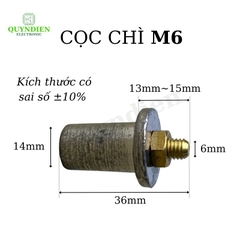 Cọc Chì M6 Cọc Bình Ắc Quy Bằng Chì – Linh Kiện Linh Hoạt Cho Bình Ắc Quy