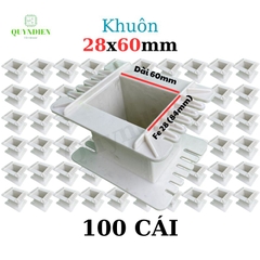 Khuôn nhựa quấn biến áp Fe silic 28x60mm