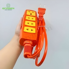 Ổ Cắm Siêu Tải 4 Lỗ Thẳng 3000W (Dây Dài 10 Mét)