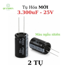 Tụ Hóa 3300uf/25v Màu ngẫu nhiên