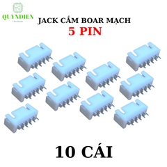 Header XH2.54 jack cắm boar mạch chân đế 5Pin