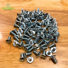 Ốc Vít Đầu Dù Ren Mịn M5=5x10mm Màu Trắng