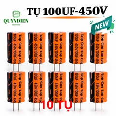 Tụ Hóa Lọc Nguồn 100uf 450VDC CapTop – Tụ Điện Lọc Nguồn Nguồn Xung, UPS, Biến Tần
