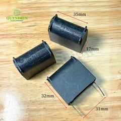 Tụ Bếp Từ 7uF 275VAC/400VDC Màu Xanh Loại Đứng