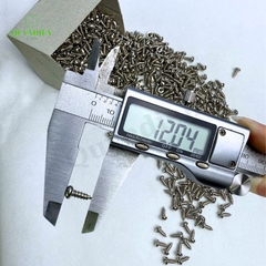 Ốc vít Thái M4x11mm ren xoắn đầu Tròn dài 11mm - 1.000 Con