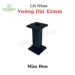 Lõi Nhựa Vuông Dài 42mm Quấn Cuộn Cảm Phân Tần Loa - Màu Đen
