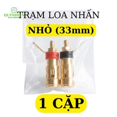 Trạm Loa Nhấn Vàng Loại Nhỏ 33mm Đỏ/Đen