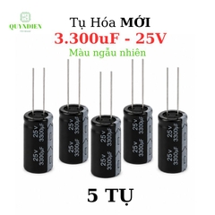 Tụ Hóa 3300uf/25v Màu ngẫu nhiên