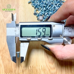 Ốc vít đầu COL Trắng M4 Ren Mịn 4mm Dài 8mm