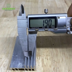 Nhôm tản nhiệt 2 tầng 7 cánh dài 11.5cm nhôm 2 vế 115x44x29mm