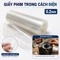 Giấy Cách Điện Phim Trong Dày 0.2mm