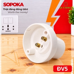 Đuôi Đèn Vát Tường Ngồi Xéo E27 ĐV5 SOPOKA