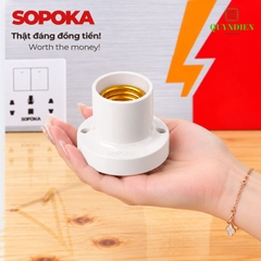 Đuôi Đèn Vát Tường Ngồi Xéo E27 ĐV5 SOPOKA