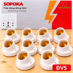 Đuôi Đèn Vát Tường Ngồi Xéo E27 ĐV5 SOPOKA