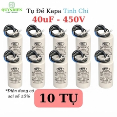 Tụ Đề Máy Bơm Nước 40uF 450VAC Tinh Chi.