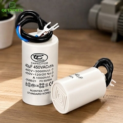 Tụ Đề Máy Bơm Nước 40uF 450VAC Tinh Chi.