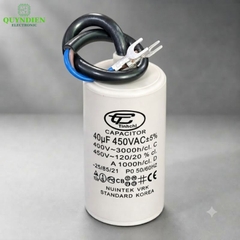 Tụ Đề Máy Bơm Nước 40uF 450VAC Tinh Chi.