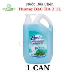 Nước rửa chén Emolan hương BẠC HÀ - 2.1L