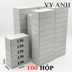 Hộp Nhựa Vy Anh 136x68x50mm Màu Trắng