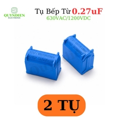 Tụ bếp từ 274 - 0.27uF 630VAC/1200VDC đứng