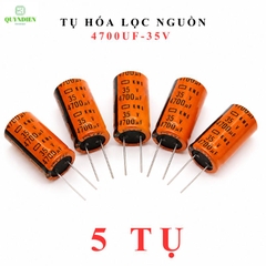 Tụ Hóa Lọc Nguồn 4700uF/35V Màu CAM
