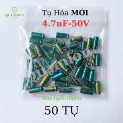 Tụ Hóa 50V 1uF 2.2uF 4.7uF 10uF 47uF
