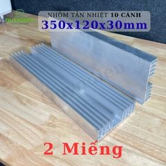 Nhôm Tản Nhiệt 10 Cánh 350x120x30mm Loại Dày