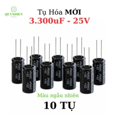 Tụ Hóa 3300uf/25v Màu ngẫu nhiên