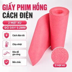 Giấy Phim Cách Điện Hồng Dày 0.2mm